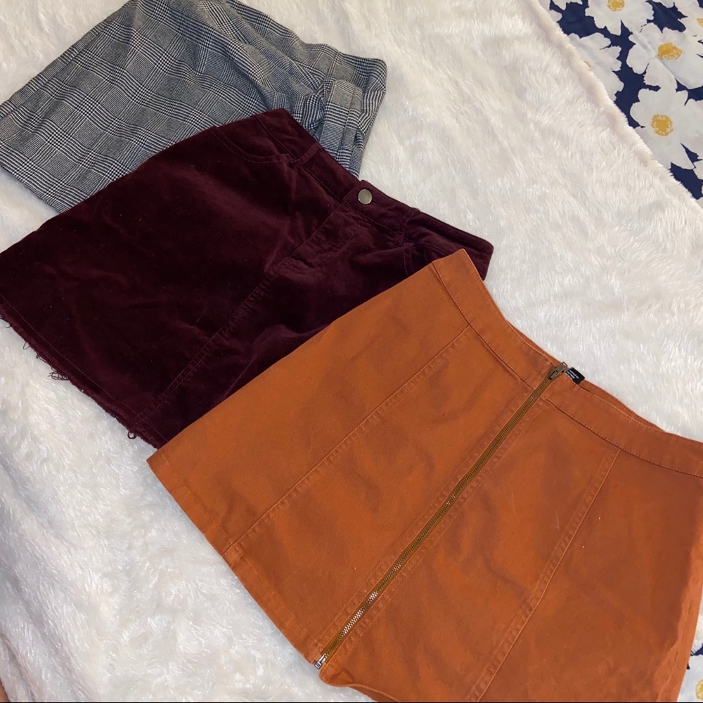 BUNDLE of 3 skirts